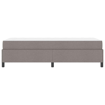 Boxspring bed Crème, Zwart 90 x 200 cm Stof, Engineered Hout