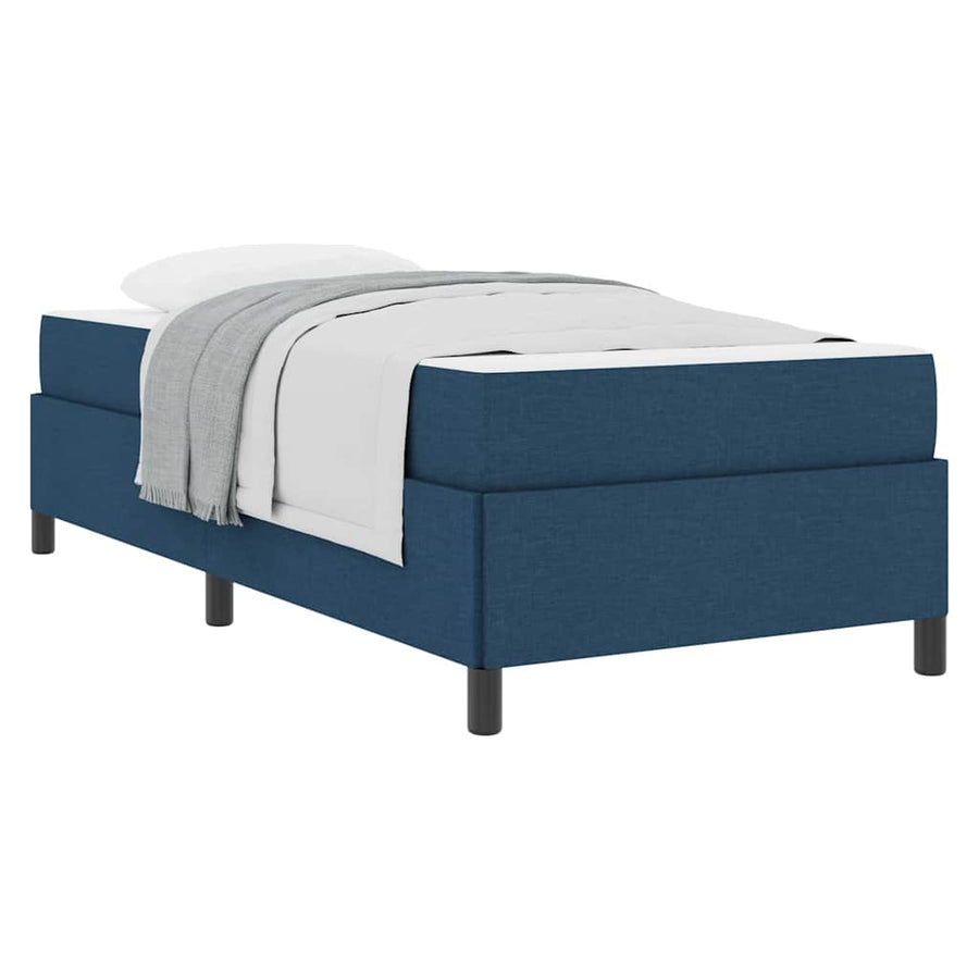 Boxspring bed Lichtgrijs, Zwart 90 x 200 cm