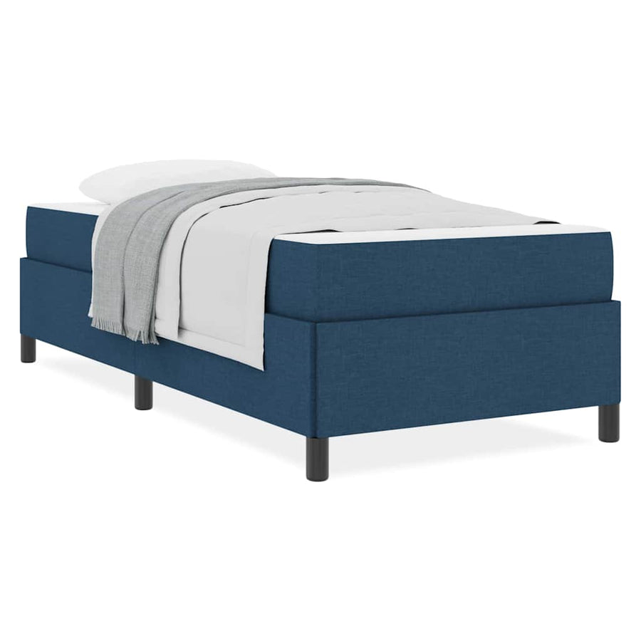 Boxspring bed Lichtgrijs, Zwart 90 x 200 cm