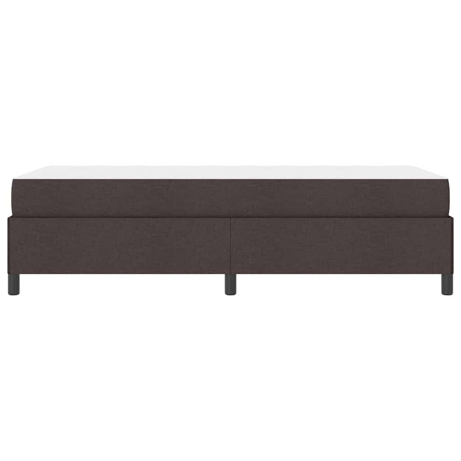 Boxspring bed Bruin 100 x 200 cm Stof, Engineered Hout