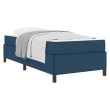 Boxspringbed Blauw 100 x 200 cm Stof