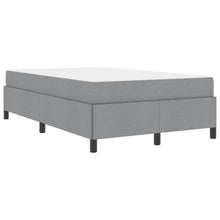 Boxspring bed Lichtgrijs, Zwart 120 x 190 cm