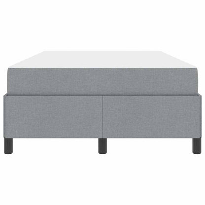 Boxspring bed Lichtgrijs, Zwart 120 x 190 cm