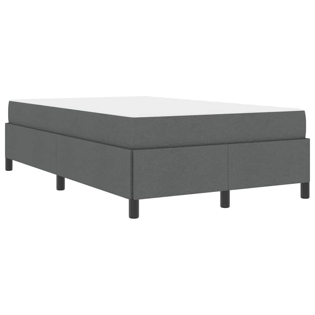 Boxspring bed Donkergrijs, Zwart 120 x 190 cm