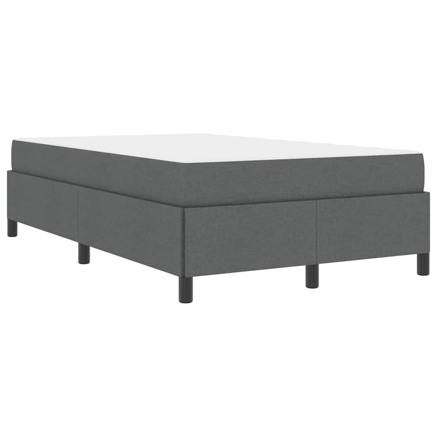 Boxspring bed Donkergrijs, Zwart 120 x 190 cm