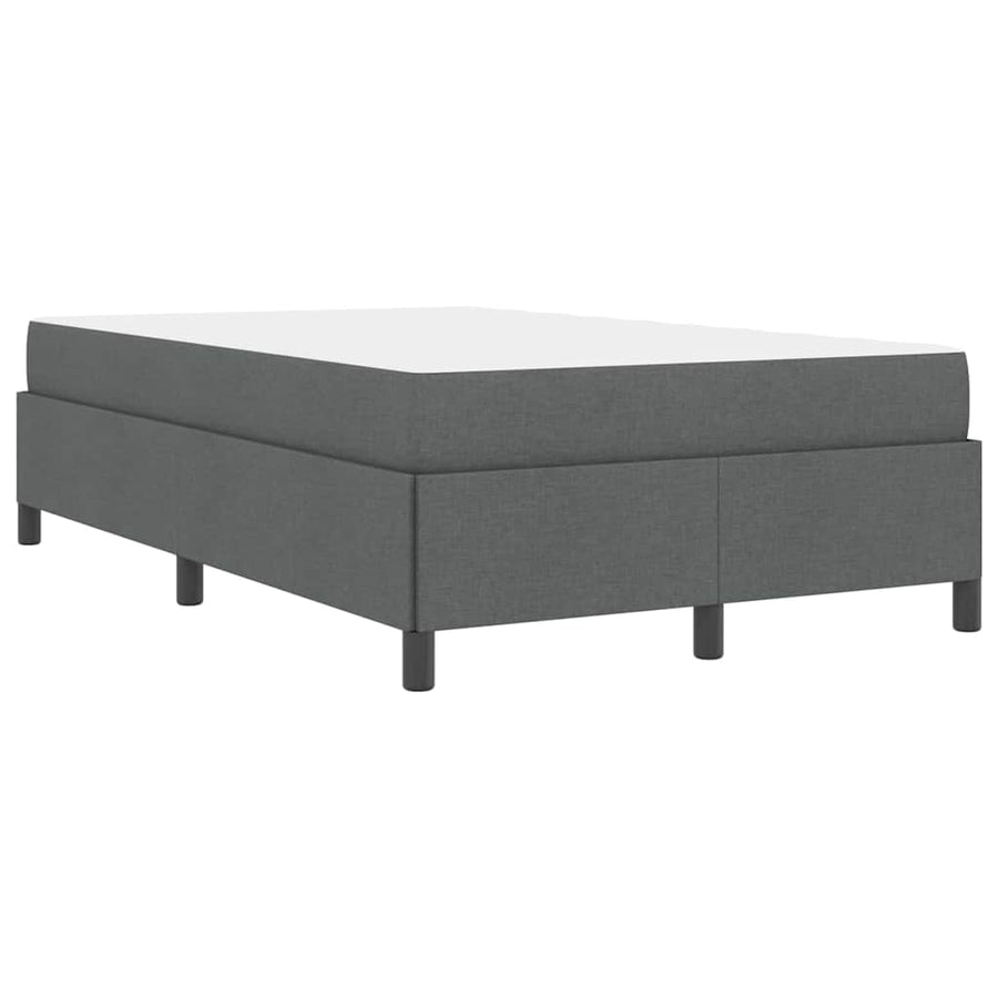 Boxspring bed Donkergrijs, Zwart 120 x 190 cm