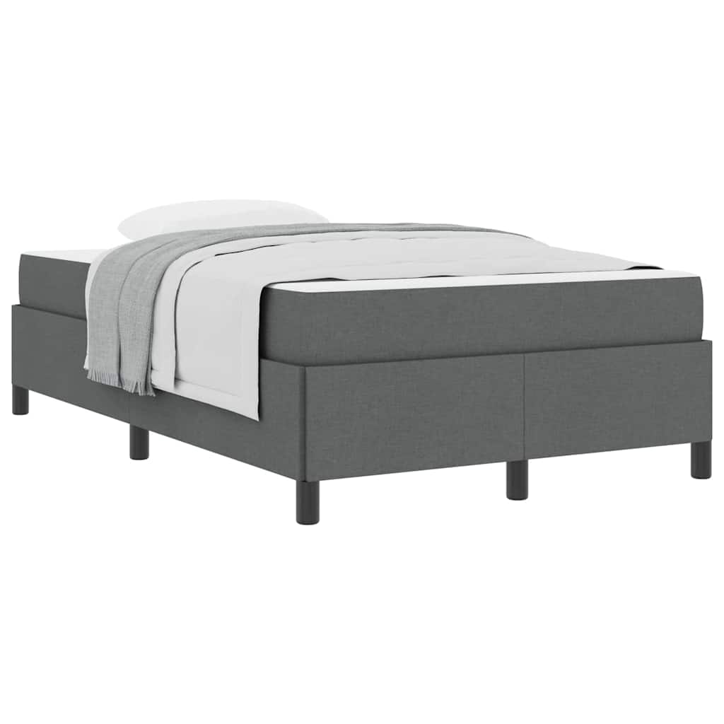 Boxspring bed Donkergrijs, Zwart 120 x 190 cm