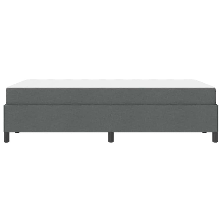 Boxspring bed Donkergrijs, Zwart 120 x 190 cm