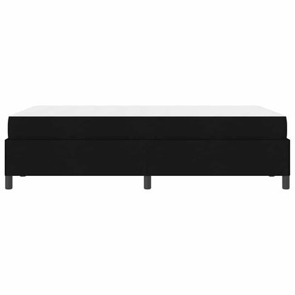 Boxspring bed Zwart, Zwart 120 x 190 cm Stof, Engineered Hout
