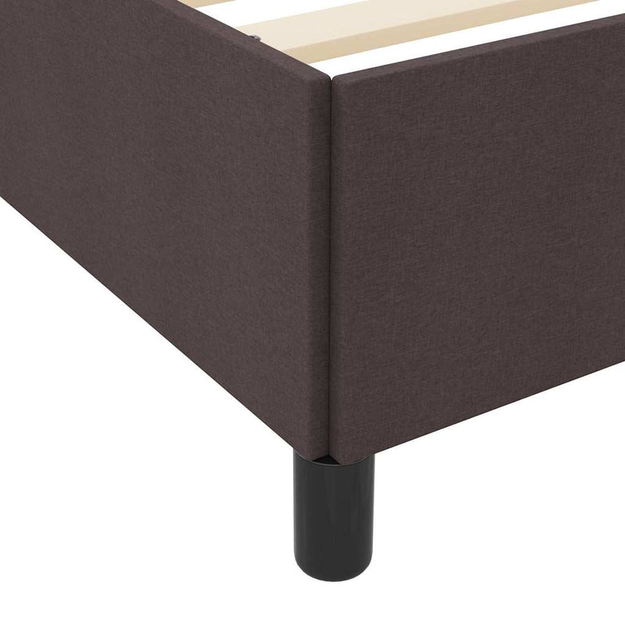 Boxspring bed Bruin 120 x 190 cm Stof, Engineered Hout