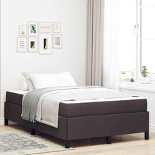 Boxspring bed Bruin 120 x 190 cm Stof, Engineered Hout