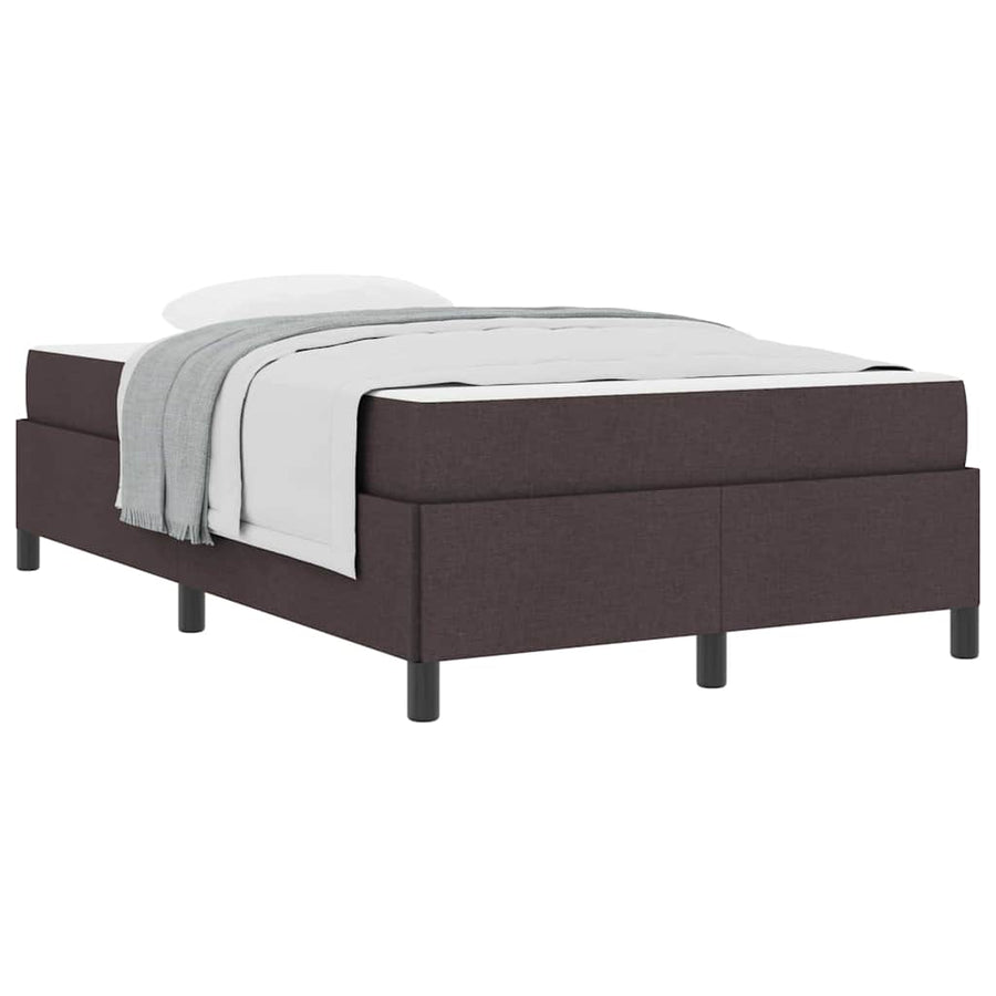 Boxspring bed Bruin 120 x 190 cm Stof, Engineered Hout
