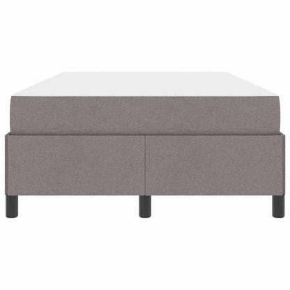 Boxspring bed Taupe, Zwart 120 x 190 cm Stof, Engineered Hout