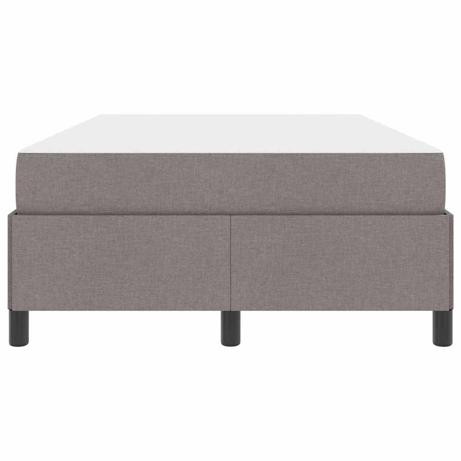 Boxspring bed Taupe, Zwart 120 x 190 cm Stof, Engineered Hout