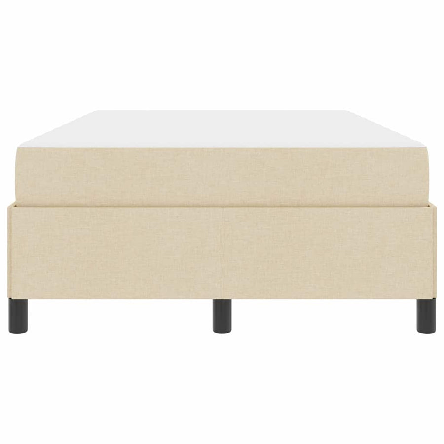 Boxspring bed Crème en Zwart 120 x 190 cm