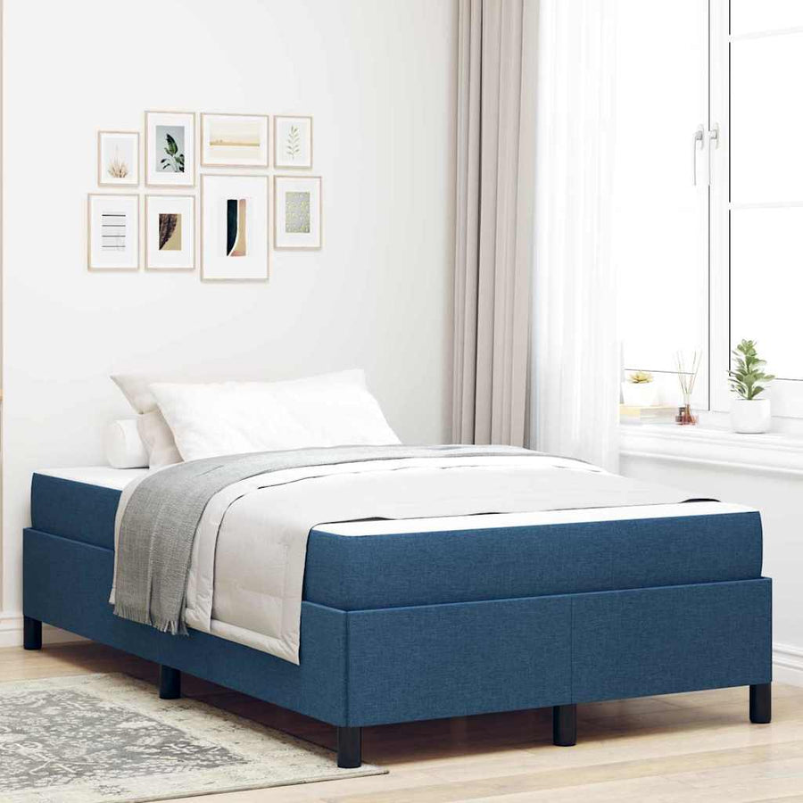 Boxspring bed Lichtgrijs, Zwart 120 x 190 cm