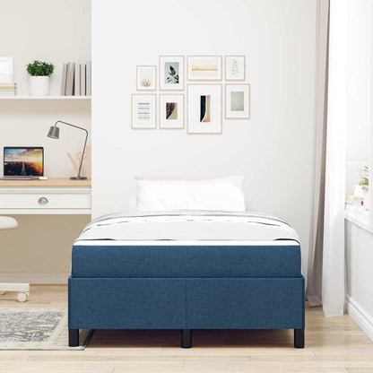 Boxspring bed Lichtgrijs, Zwart 120 x 190 cm