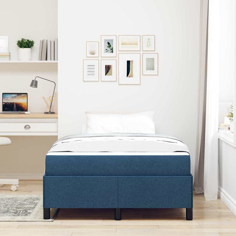 Boxspring bed Lichtgrijs, Zwart 120 x 190 cm