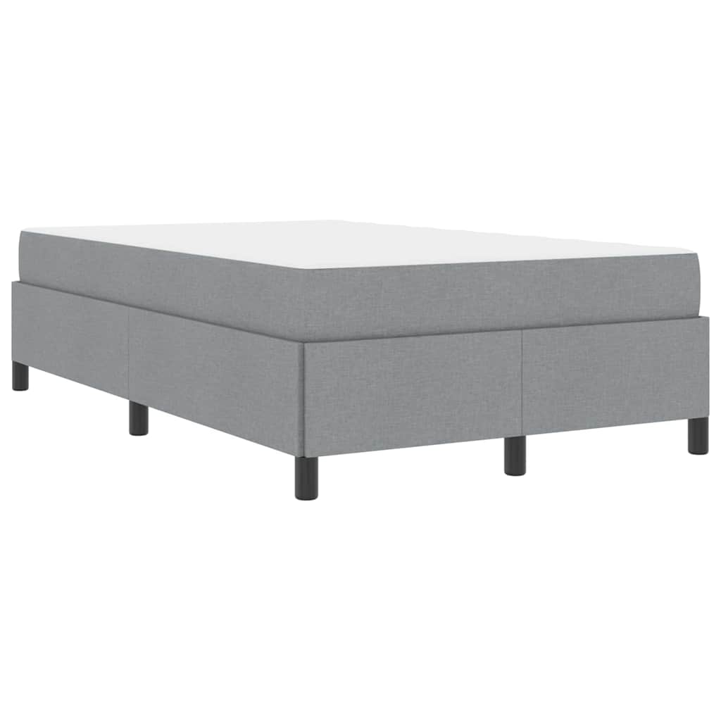 Boxspring bed Lichtgrijs, Zwart 120 x 200 cm