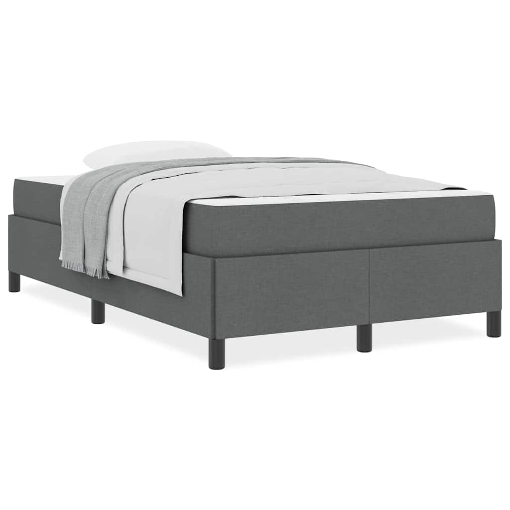 Boxspring bed Donkergrijs, Zwart 120 x 200 cm