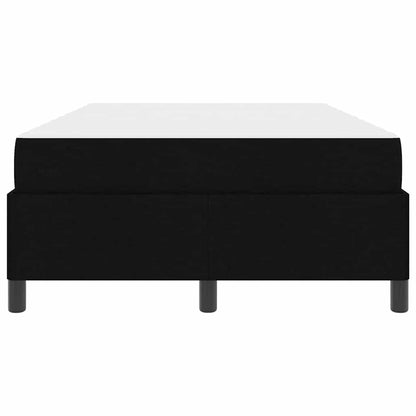 Boxspring bed Zwart, Zwart 120 x 200 cm Stof, Engineered Hout