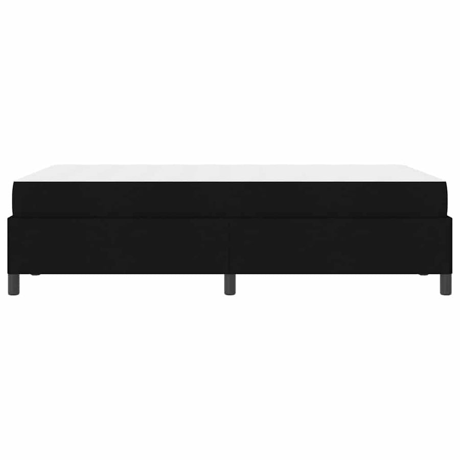 Boxspring bed Zwart, Zwart 120 x 200 cm Stof, Engineered Hout