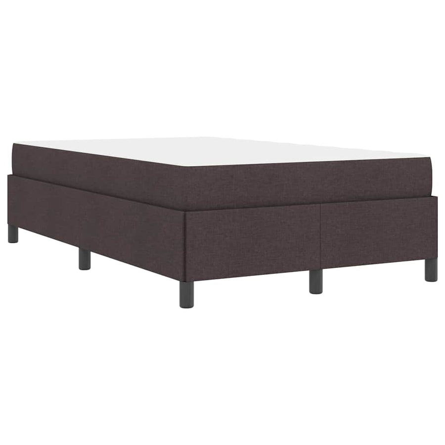 Boxspring bed Bruin 120 x 200 cm Stof, Engineered Hout