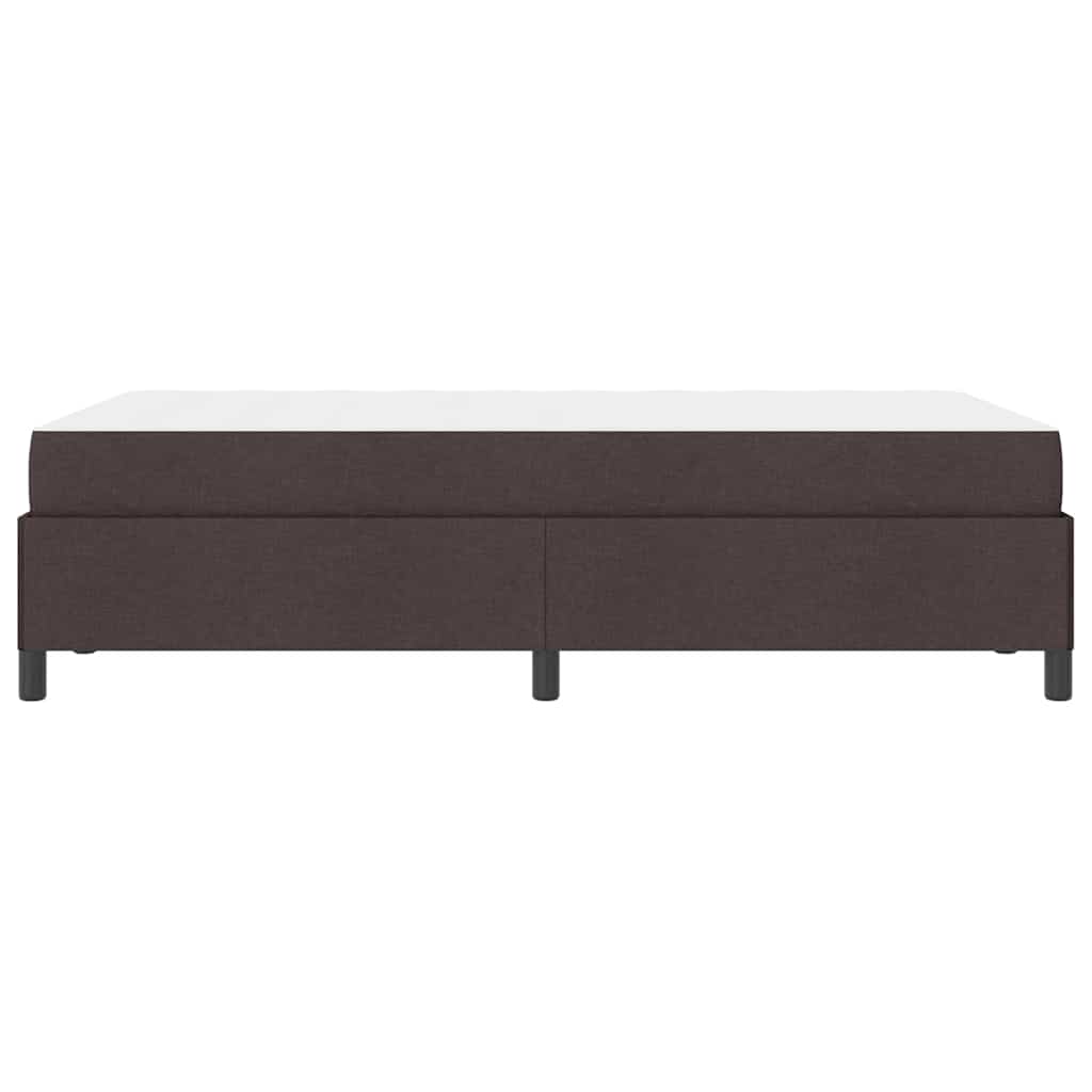 Boxspring bed Bruin 120 x 200 cm Stof, Engineered Hout