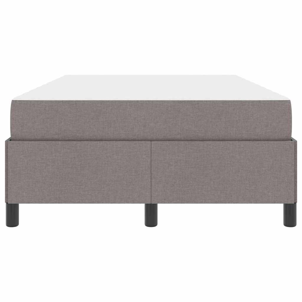 Boxspring bed Taupe, Zwart 120 x 200 cm Stof, Engineered Hout