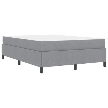 Boxspring bed Lichtgrijs, Zwart 140 x 190 cm