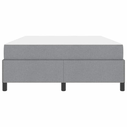 Boxspring bed Lichtgrijs, Zwart 140 x 190 cm