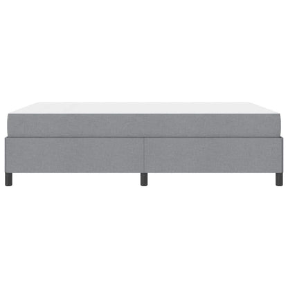 Boxspring bed Lichtgrijs, Zwart 140 x 190 cm