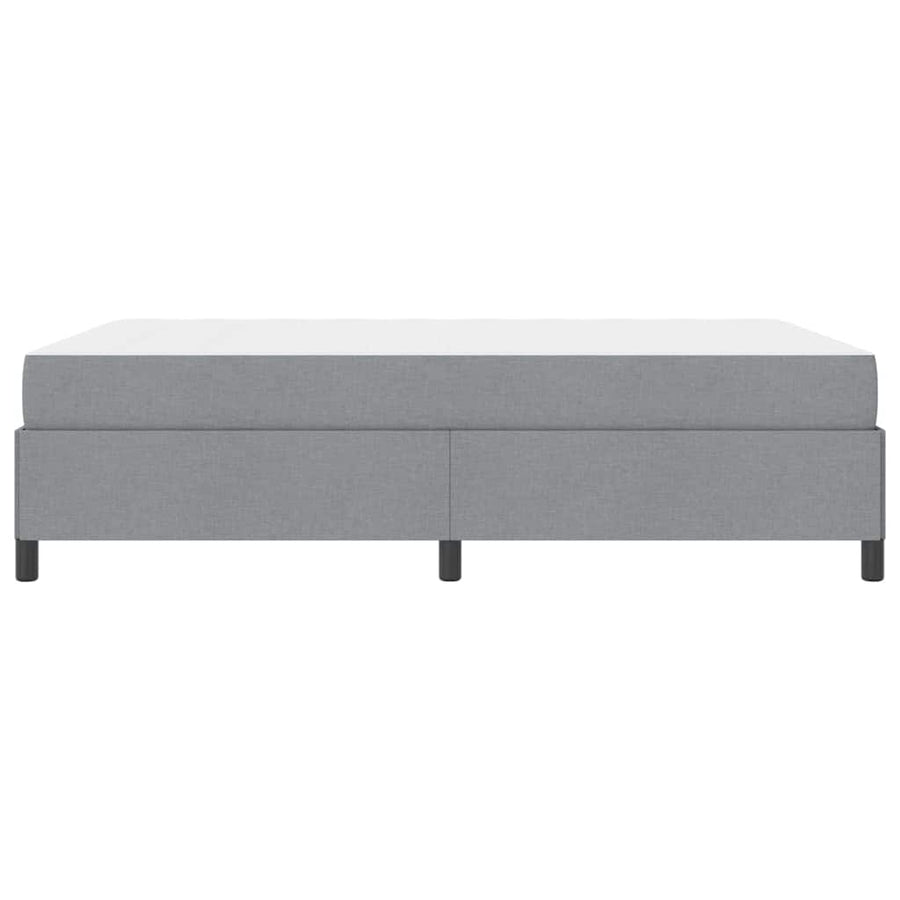 Boxspring bed Lichtgrijs, Zwart 140 x 200 cm