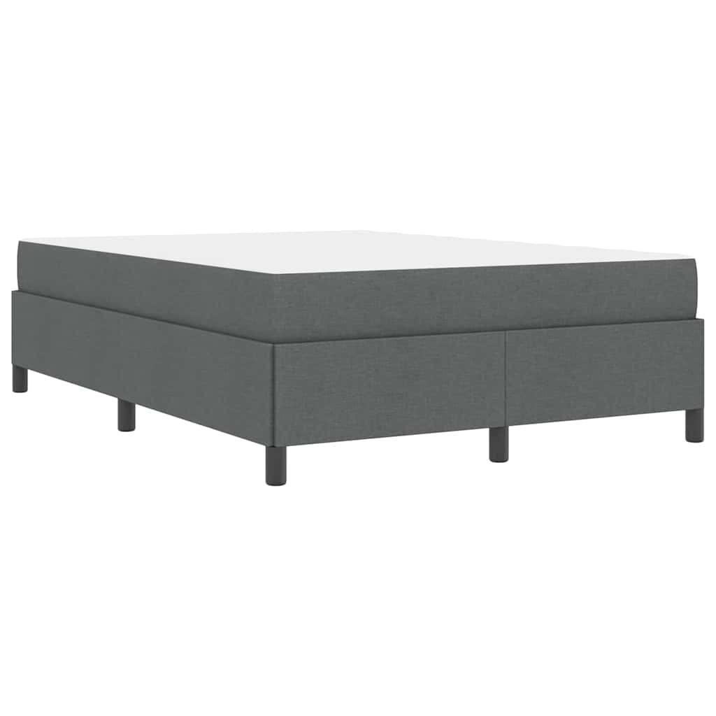 Boxspring bed Donkergrijs, Zwart 140 x 200 cm