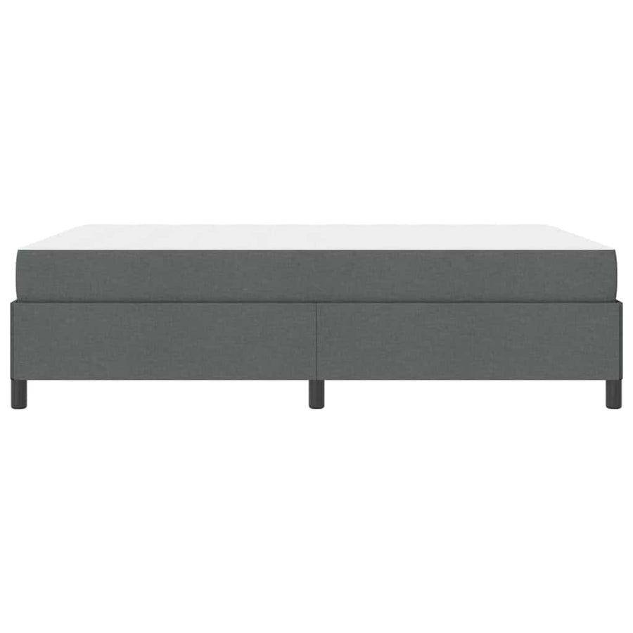 Boxspring bed Donkergrijs, Zwart 140 x 200 cm