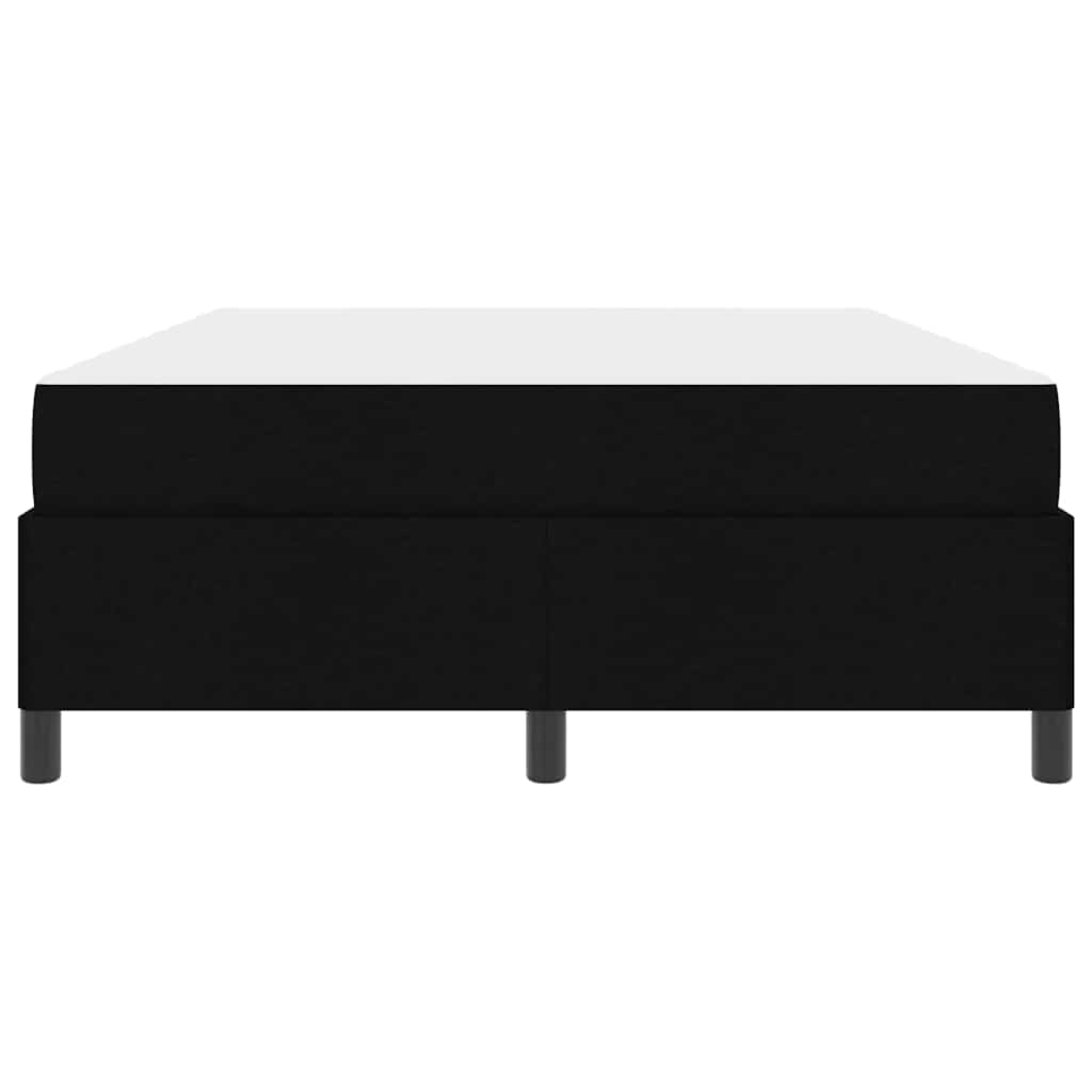Boxspring bed Zwart, Zwart 140 x 200 cm Stof, Engineered Hout