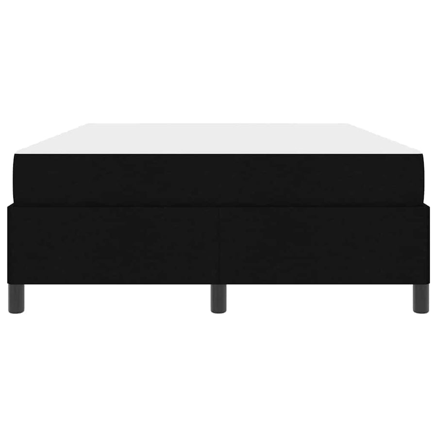 Boxspring bed Zwart, Zwart 140 x 200 cm Stof, Engineered Hout