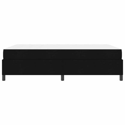 Boxspring bed Zwart, Zwart 140 x 200 cm Stof, Engineered Hout