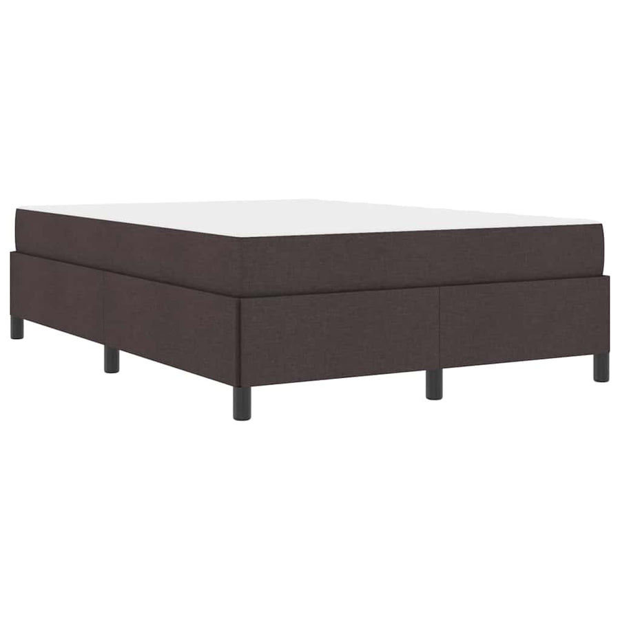 Boxspring bed Bruin 140 x 200 cm Stof, Engineered Hout