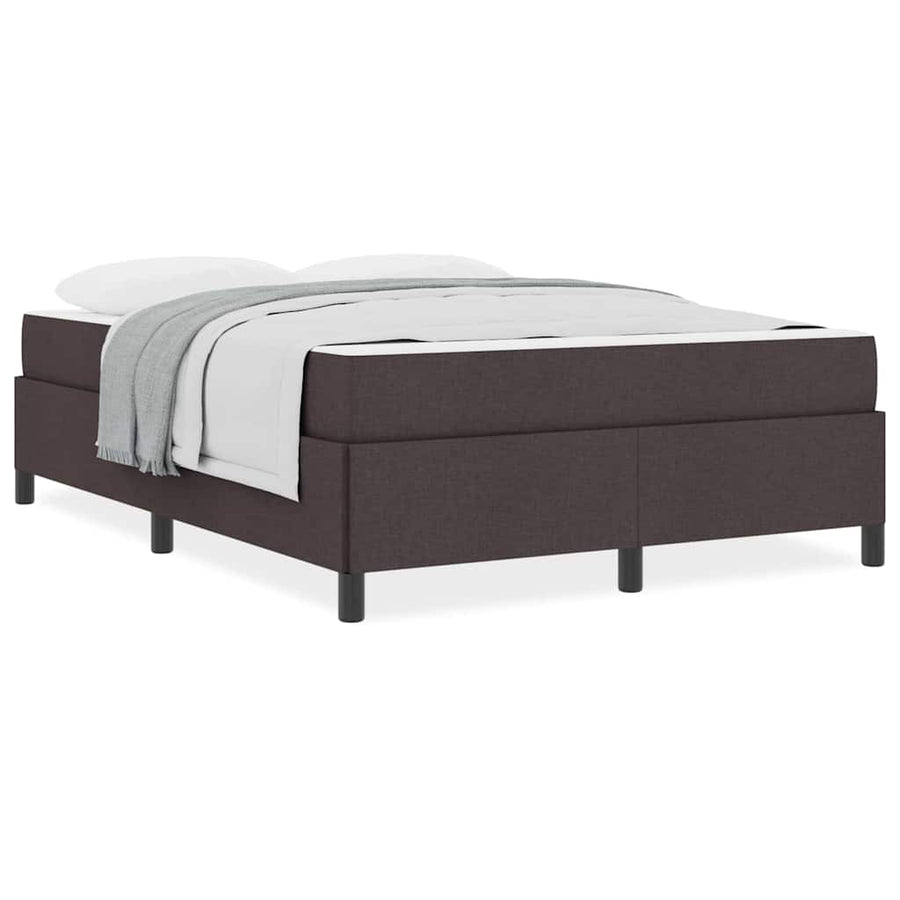 Boxspring bed Bruin 140 x 200 cm Stof, Engineered Hout