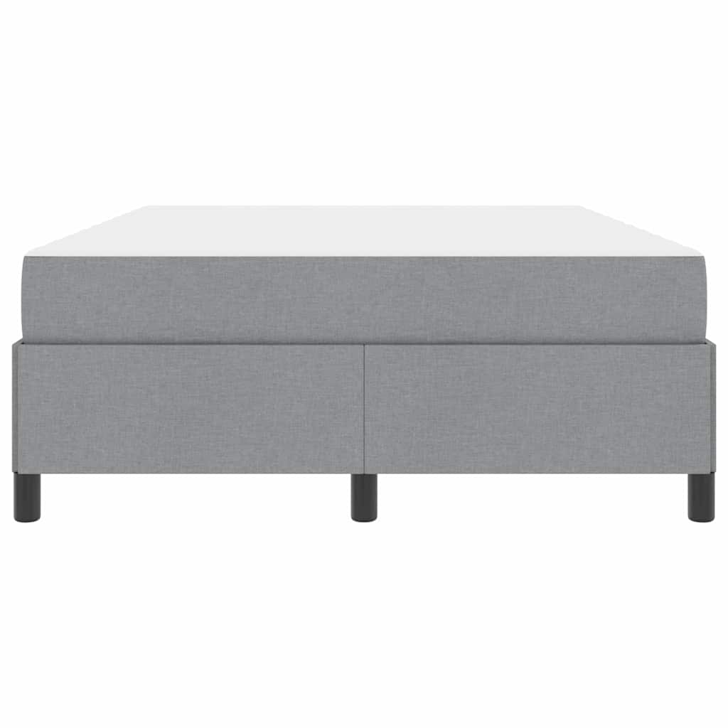 Boxspring bed Lichtgrijs, Zwart 160 x 200 cm