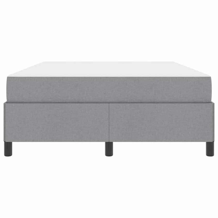 Boxspring bed Lichtgrijs, Zwart 160 x 200 cm