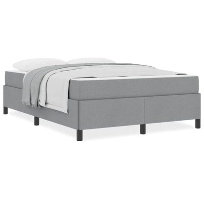 Boxspring bed Lichtgrijs, Zwart 160 x 200 cm
