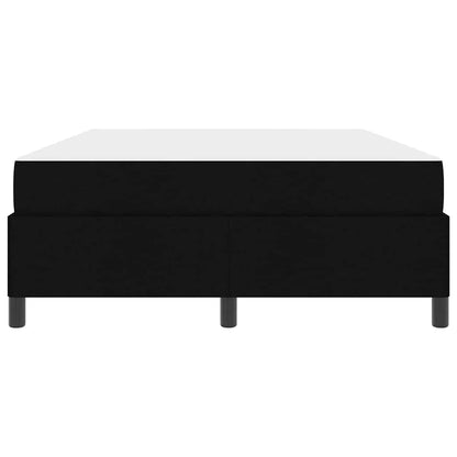 Boxspring bed Zwart, Zwart 160 x 200 cm Stof, Engineered Hout