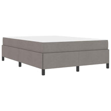 Boxspring bed Taupe, Zwart 160 x 200 cm Stof, Engineered Hout