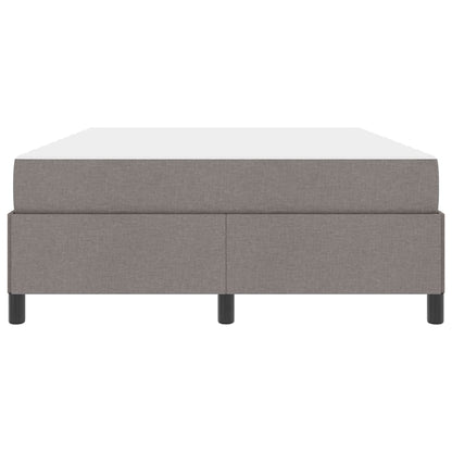 Boxspring bed Taupe, Zwart 160 x 200 cm Stof, Engineered Hout