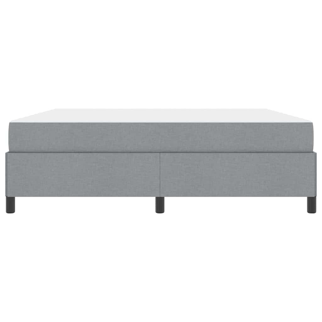Boxspring bed Lichtgrijs, Zwart 180 x 200 cm