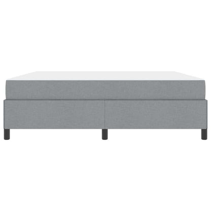 Boxspring bed Lichtgrijs, Zwart 180 x 200 cm