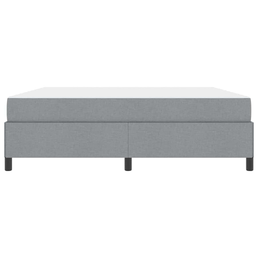 Boxspring bed Lichtgrijs, Zwart 180 x 200 cm