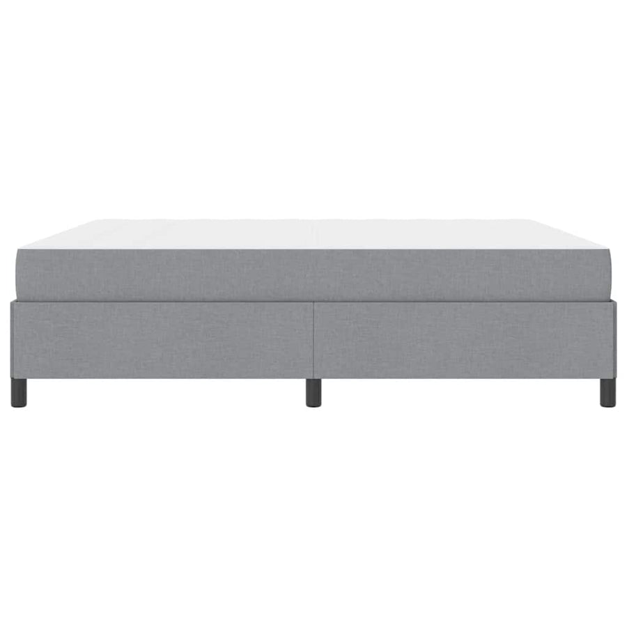 Boxspring bed Lichtgrijs, Zwart 180 x 200 cm